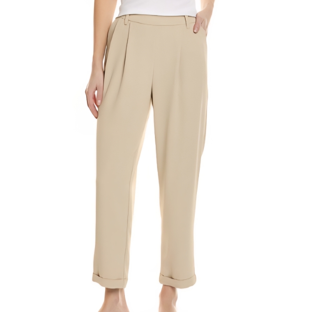 Requirements Drapey Crepe Stretch Waist Pants